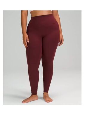 lululemon Align™ High-Rise Pant with Pockets 28" Red Merlot sz 12